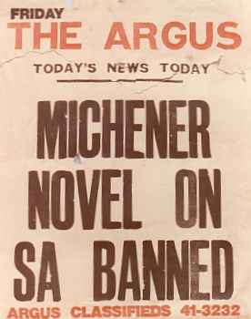 Michener Novel Banned