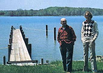 James A Michener and Errol Lincoln Uys 