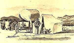 Trekboer, by Charles Bell, sketch, SA National Library