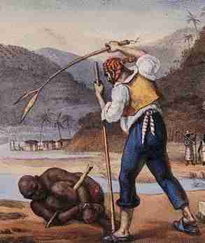 Brazilian slavery - Jean-Baptise Debret (detail)