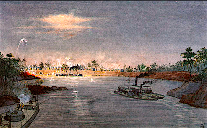 Passage of Humaitá -  Trajano Augusto de Carvalho, 1830-1898 - Wikipedia Commons