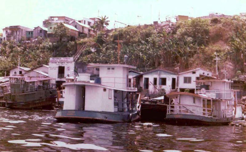 Manaus boat dock in 1981