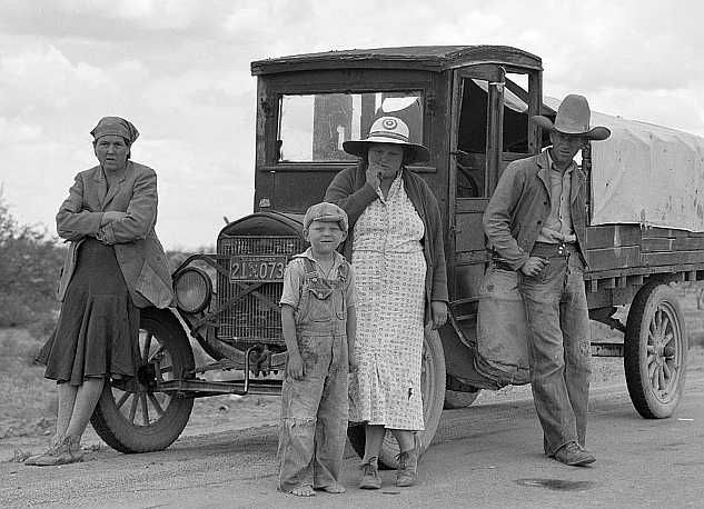 On the road near Lordsburg, New Mexico  Photo: Dorothea Lange