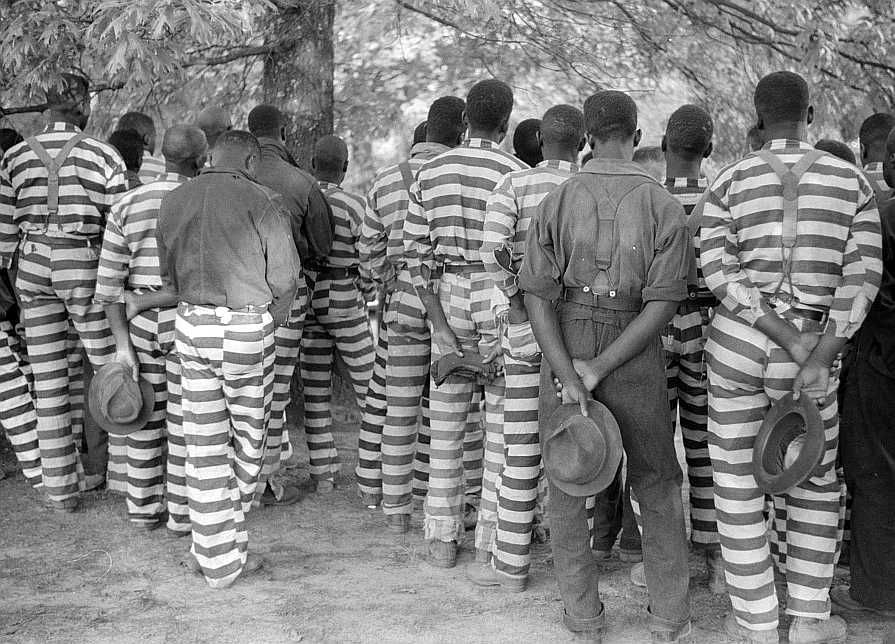 Inmates in a Georgia prison camp Photo: Jack Delano