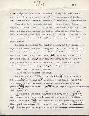 The Covenant - Draft for James Michener manuscript by Errol Lincoln Uys