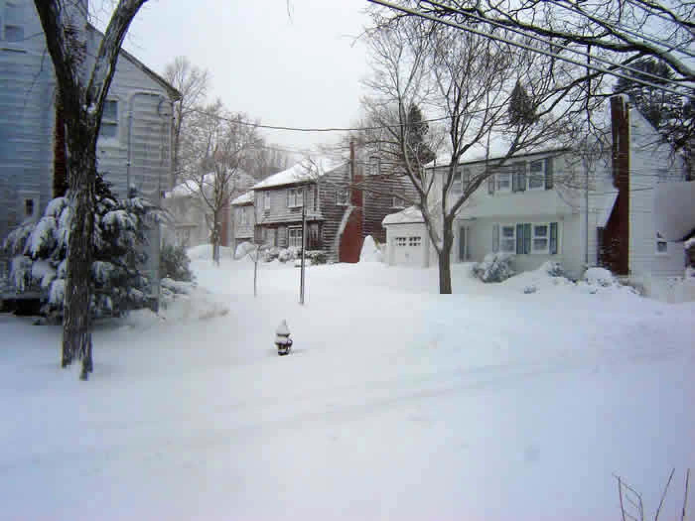 Peabody Slope, Dorchester - Blizzard 2013