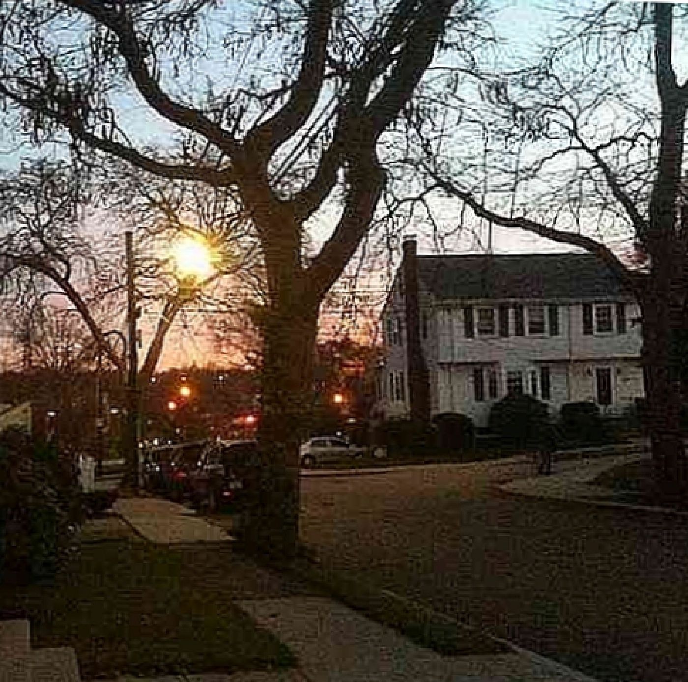 Peabody Slope, Dorchester sunset